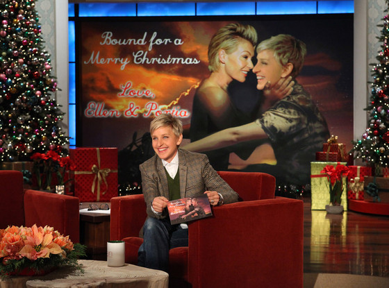 Elle DeGeneres, Portia De Rossi, The Ellen DeGeneres Show Elle DeGeneres, Portia De Rossi, The Ellen DeGeneres Show